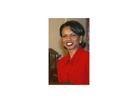 Condoleeza Rice.