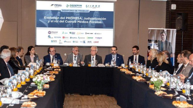 Se trató del segundo desayuno de trabajo organizado por OSDEPYM, IIDOS y FESAL, para profundizar el intercambio sobre la evolución del PROMESA.