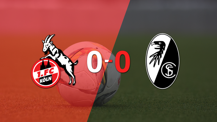 Cero a cero terminó el partido entre Colonia y Friburgo