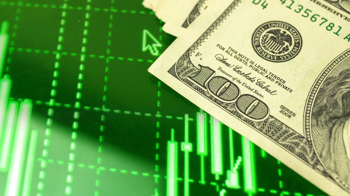The blue dollar was over