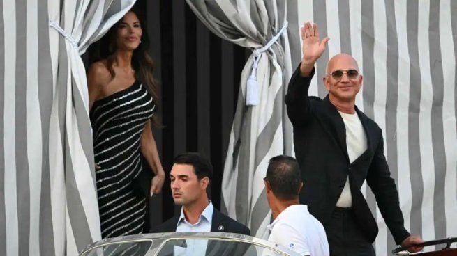Jeff Bezos y Lauren Sánchez se casaron en Venecia.&nbsp;