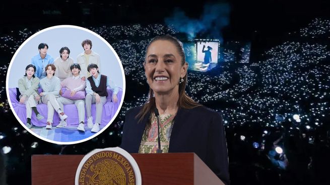 Claudia Sheinbaum gestiona nueva fecha de BTS en México.