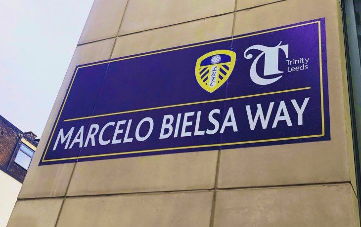 Bielsa ya tiene su calle en un centro comercial de Leeds.
