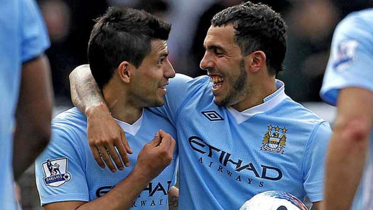 The hilarious exchange between Agüero and Tevez