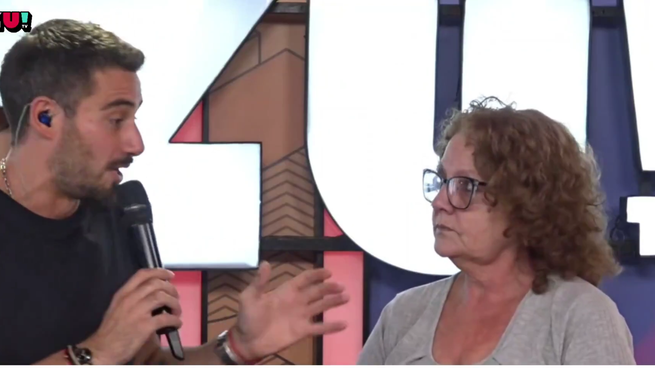 Una mujer se acercó al programa de Nico Occhiato y se convirtió en tendencia. 
