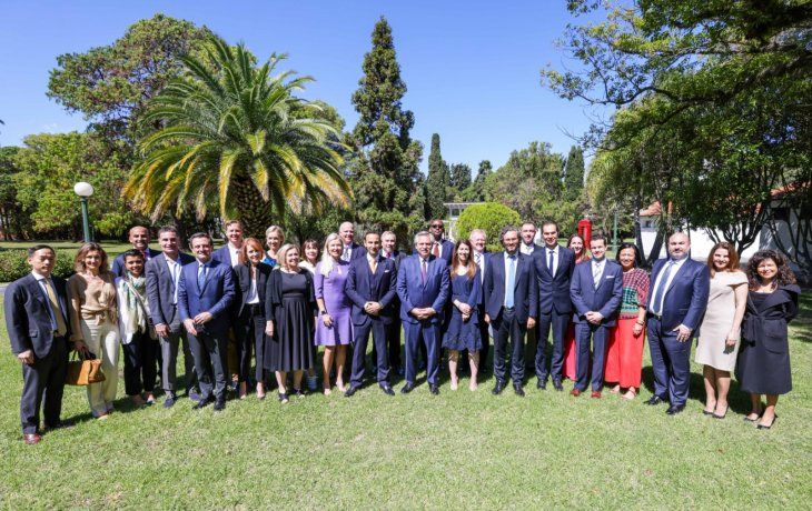 Alberto Fernández recibió a líderes empresariales de todo el mundo.