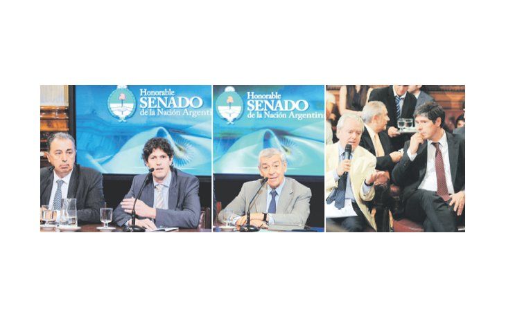 Doce candidatos a embajadores recibieron apoyo unánime en la Comisión de Acuerdos. Martín Lousteau (Estados Unidos) defendió la negociación con los holdouts. José Bordón  irá a Chile. Federico Pinedo defendió  los pliegos acompañado de Juan Manuel Abal Medina.