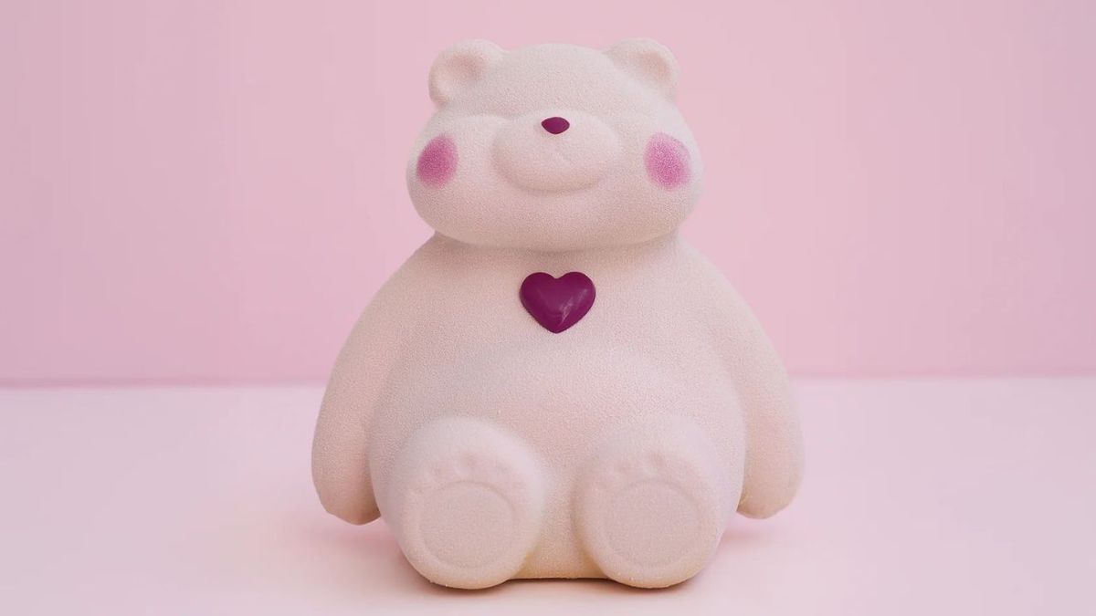 How much is the famous betular chocolate bear to give away this February 14