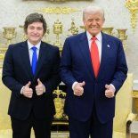 La semana pasada, Donald Trump recibió a Javier Milei en la Casa Blanca.  La semana pasada, Donald Trump recibió a Javier Milei en la Casa Blanca.