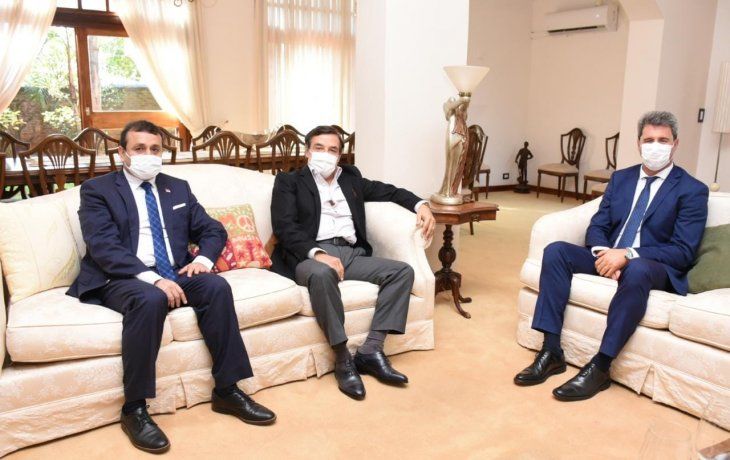 Herrera, Uñac y Rovira analizaron el escenario político nacional