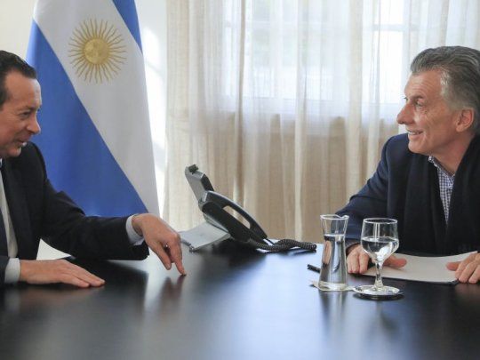 Mauricio Macri junto a Dante Sica en la Quinta de Olivos.