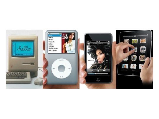 La Mac, los iPods y el iPad.