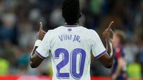 Apuntado. El brasileño Vinicius Junior sufrió cánticos racistas por parte de los hinchas de Valencia y apuntó contra LaLiga.