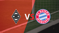 b. monchengladbach y bayern munich comienza a jugar el segundo tiempo por el desempate