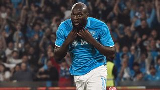 Lukaku anotó el segundo y selló la consagración de Napoli en la Liga de Italia.