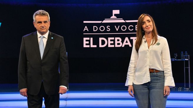 Agustín Rossi y Victoria Villarruel participaron del debate de vicepresidentes a 11 días del balotaje. 
