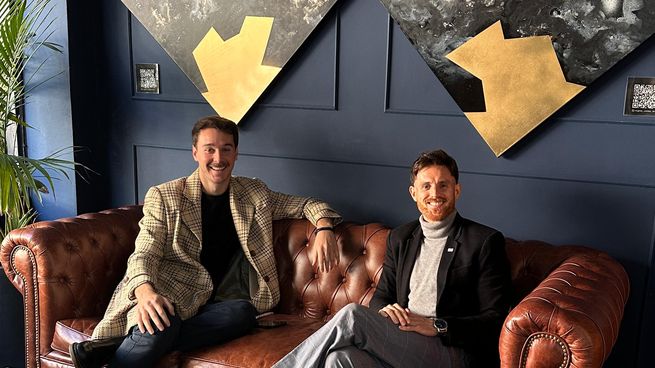 Nicolas Fábrega y Juan Gastón Bourette, dueños del spa. 