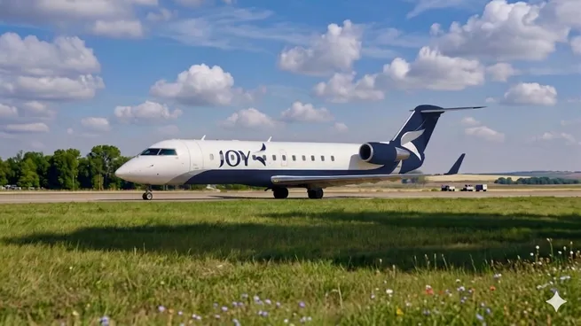 JOY comenzará sus operaciones con un Bombardier CRJ-200LR. Y espera sumar el segundo avión en breve.