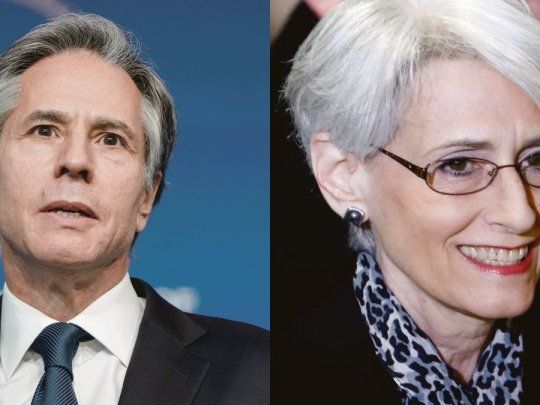 PROTAGONISTAS. Antony Blinken y Wendy Sherman, números uno y dos del Departamento de Estado de Joe Biden. La segunda estará a cargo de las relaciones con América Latina.