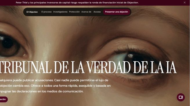 Qué es Objection AI, el proyecto impulsado por Peter Thiel.