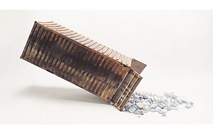 ámbito.com | Insurralde. “Blue and White Vomit”, la obra ganadora.