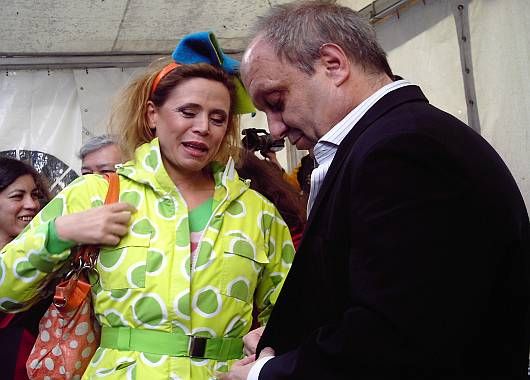 De la Prada y el ministro de Cultura porteño