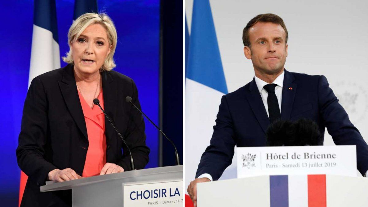 Emmanuel Macron and Marine Le Pen define the presidency of France