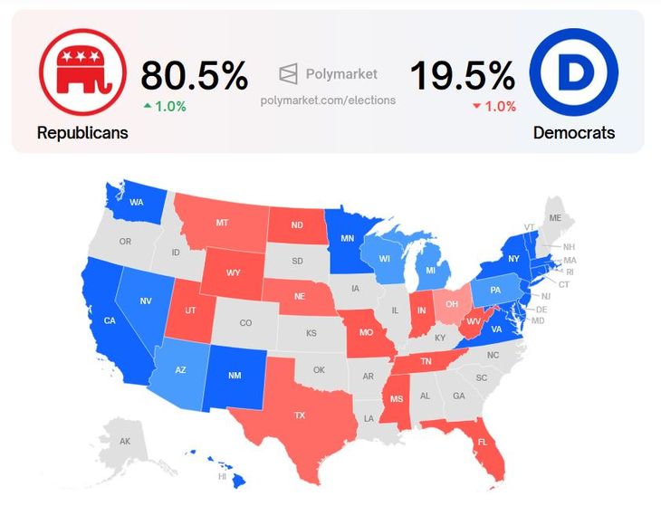 The map of the US, with a red heart (Republican) and a blue border (Democratic) is something that only promises to get deeper and deeper, no matter who wins this election. The map of the US, with a red heart (Republican) and a blue border (Democratic) is something that only promises to get deeper and deeper, no matter who wins this election.