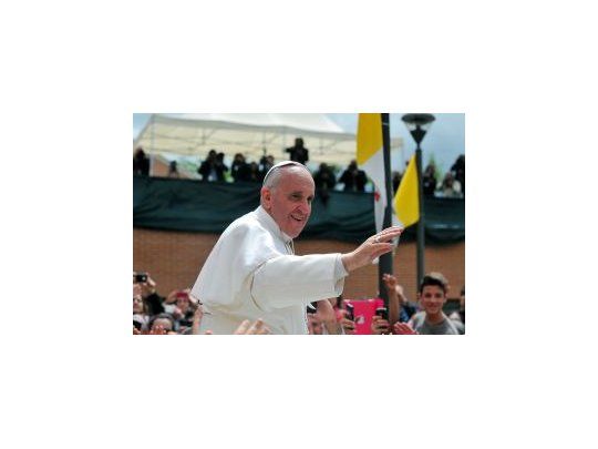 El Papa en salida por la periferia de Roma.