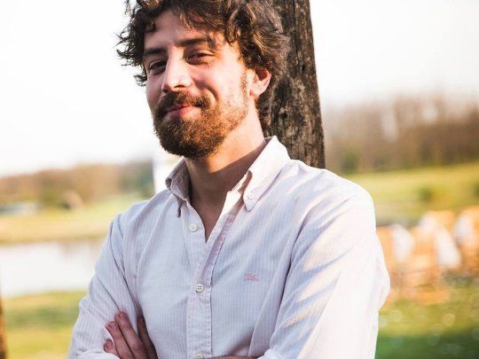 Ezequiel Boetti tiene 33 años y el viernes se aplicó la vacuna en proceso del laboratorio Pfizer como parte de las pruebas que se realizan en el país.