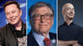 Elon Musk, Bill Gates and Jeff Bezos. Elon Musk, Bill Gates and Jeff Bezos.