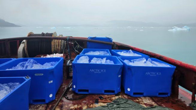 Groenlandia: la empresa que transporta hielo de glaciar a Dubái.