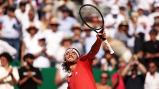 Tsitsipas alcanzó su tercera final en Montecarlo, donde alzó dos trofeos.