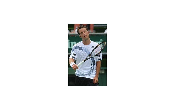 Kohlschreiber sufre un problema estomacal y no podrá jugar ante Argentina.