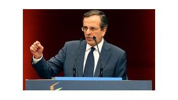 El primer ministro griego, Andonis Samarás, se refirió al plan de rescate.