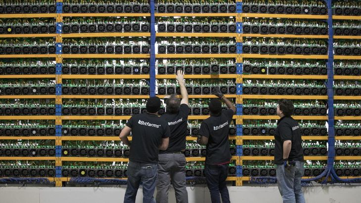 Una de las plantas de minería cripto de Bitfarms Una de las plantas de minería cripto de Bitfarms