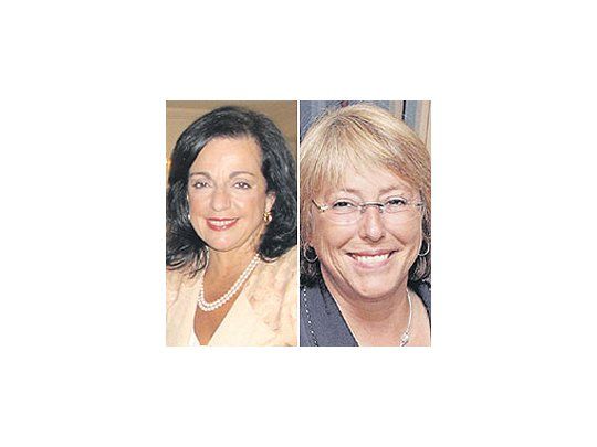 Nilda Garré y Michelle Bachelet