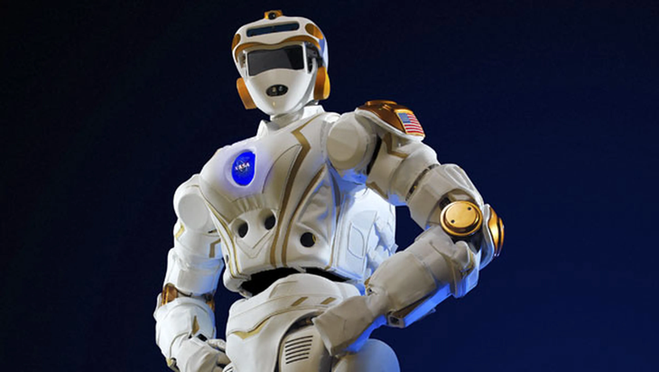 La foto oficial de Valkyrie, el robot humanoide de la NASA. La foto oficial de Valkyrie, el robot humanoide de la NASA.