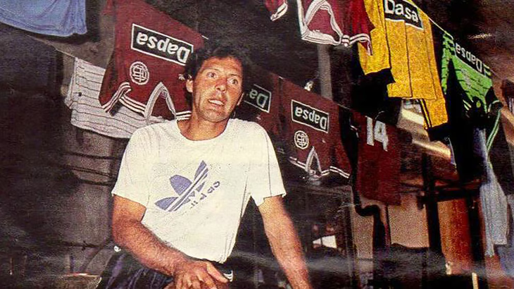 Russo en su etapa en Lanús. Russo en su etapa en Lanús.