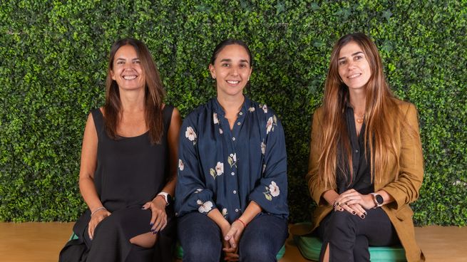 Erica Reinoso (Naranja X), Agustina Gómez Sabaini (Unilever) y Eloina Lagonegro (Seeds).