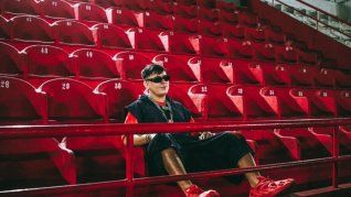 YSY A, en el estadio de Huracán