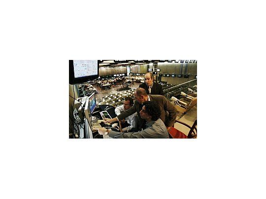 Operaciones de la bolsa de Buenos Aires.