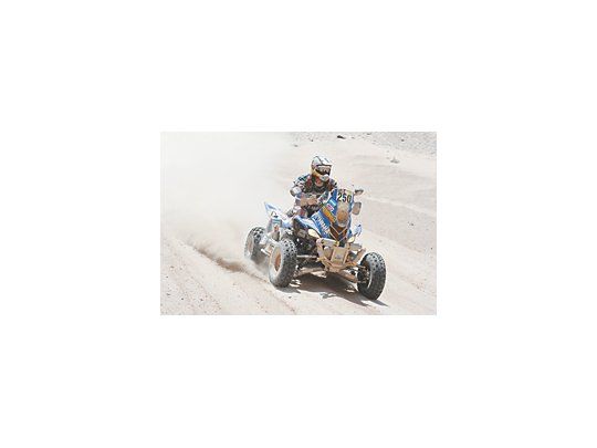 El cuatri de Alejandro Patronelli marcó el camino en la primera etapa en suelo peruano del Rally Dakar.