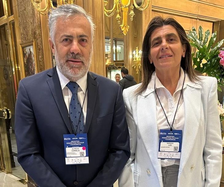 Tándem: el gobernador de Mendoza, Alfredo Cornejo, junto a la senadora Mariana Juri. Tándem: el gobernador de Mendoza, Alfredo Cornejo, junto a la senadora Mariana Juri.