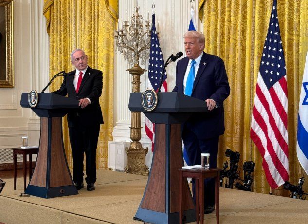 Tras recibir a Netanyahu en la Casa Blanca, Trump afirmó sobre la Franja: 