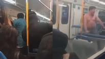 Enfático militante de La Libertad Avanza, buscando convencer a los golpes.&nbsp;