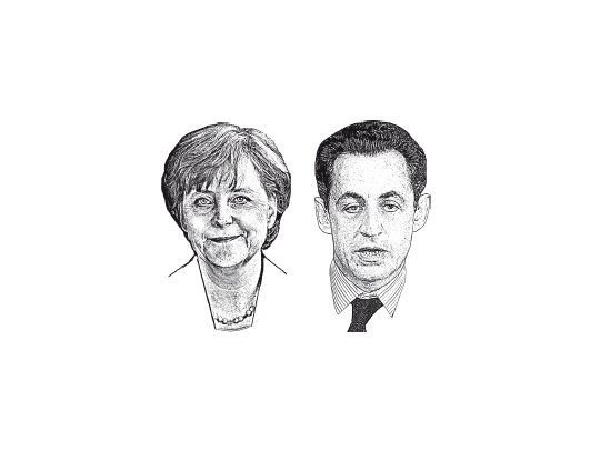 Angela Merkel, Nicolas Sarkozy