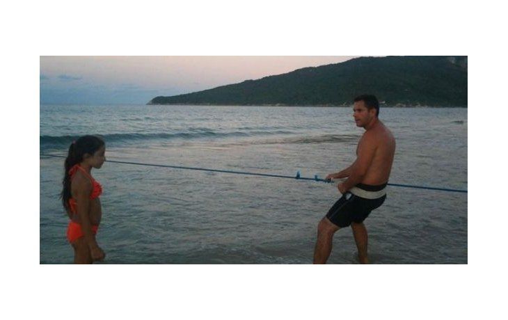 Javier Caballero desapareció en Florianópolis junto a su hija Trinidad de 7 años.