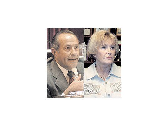 Adolfo Rodríguez Saá y María R. Servini de Cubría