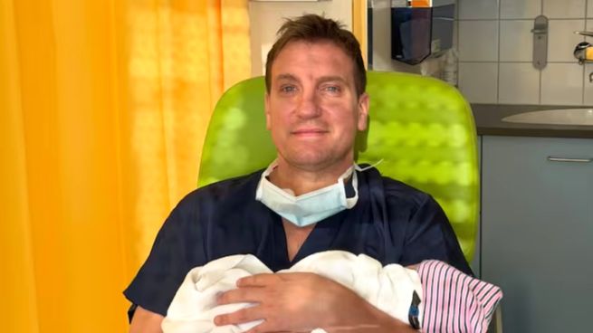 Maxi López recibió a su quinto hijo Lando.&nbsp;